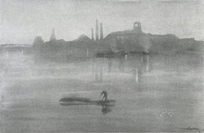 Nocturne: The River at Battersea, 1878 af James Abbott McNeill Whistler